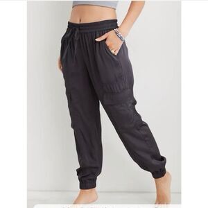 Aerie Satin joggers